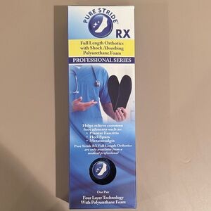 Pure Stride RX Orthotics with Shock Absorbing Foam